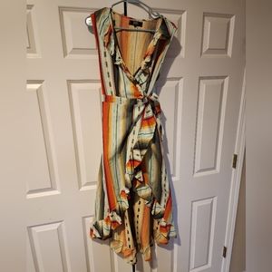 L&B Serape Wrap Dress
